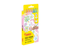 Pennarelli per bambini JOVI lavabili sottili pastello 3 mm / set di 8