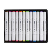 Pennarelli per schizzi bifacciali Colorino Artist 12 pz.