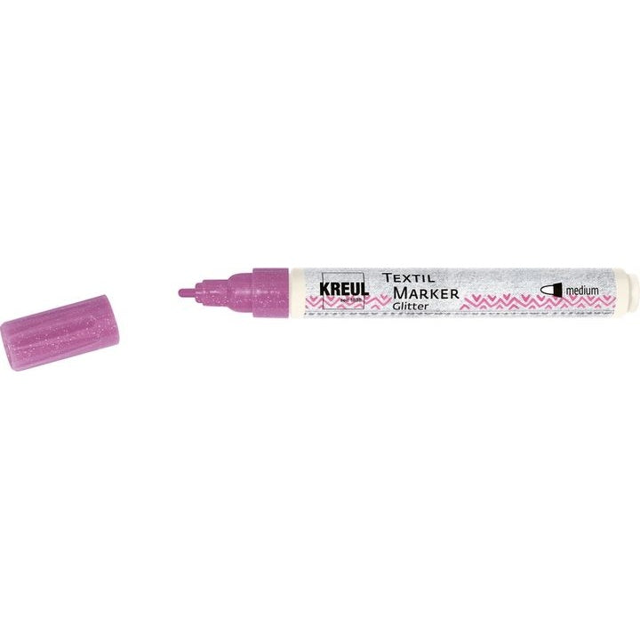 Pennarelli per tessuti medi Kreul lucidi | scegli una tonalità - Rosa