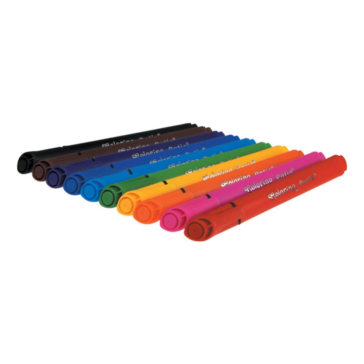 Pennarelli triangolari JUMBO Colorino 10 pz.