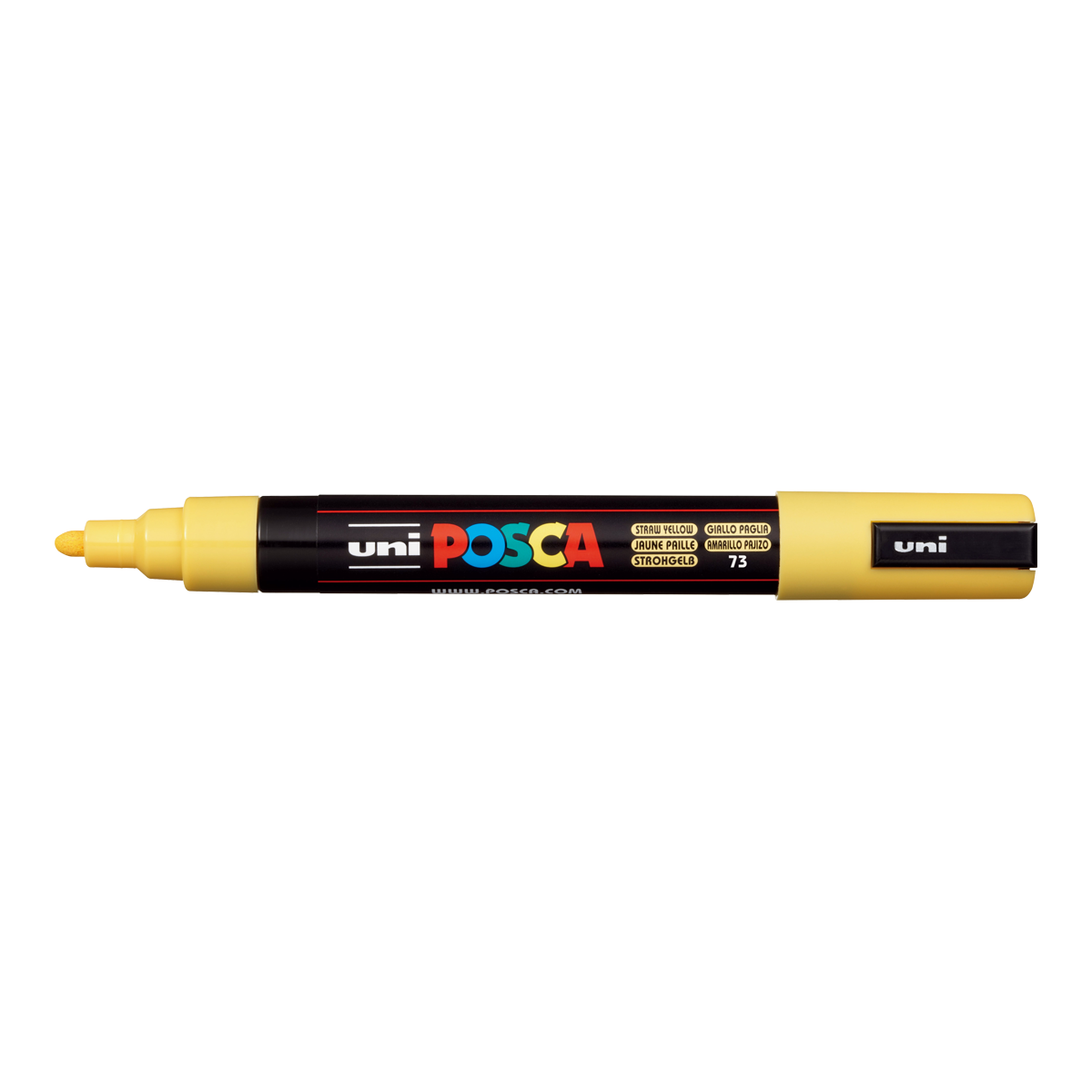 Pennarello acrilico Posca PC-5M, 1,8 – 2,5 mm, Giallo Paglia (73)