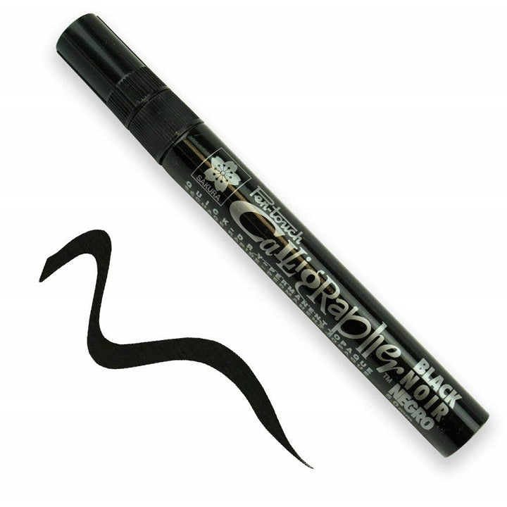 Pennarello Pen-touch Calligrapher M 5.0 mm – Black