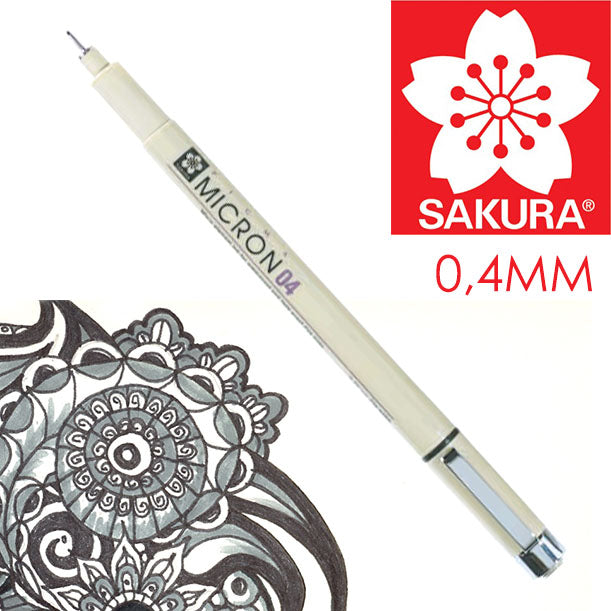Pennarello per disegno tecnico SAKURA Pigma Micron BLACK | vari spessori