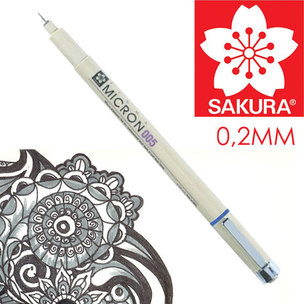 Pennarello per disegno tecnico SAKURA Pigma Micron BLACK | vari spessori