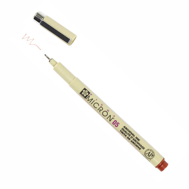 Pennarello per disegno tecnico SAKURA Pigma Micron BROWN | scegli spessore