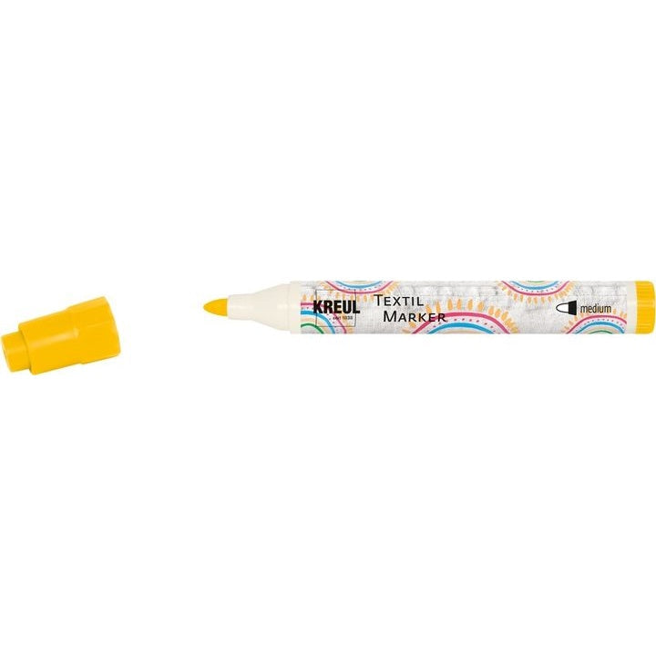 Pennarello per tessuti Kreul medium – giallo