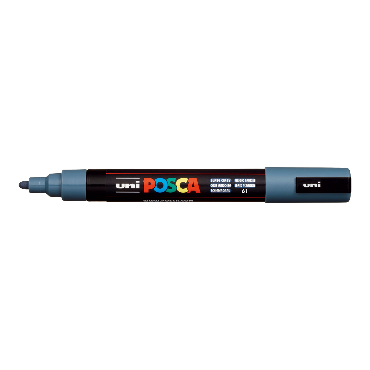 Pennarello Posca PC-5M, 1,8 – 2,5 mm, grigio ardesia