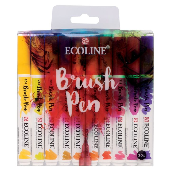 Penne acquerellabili Ecoline Brush Pen
