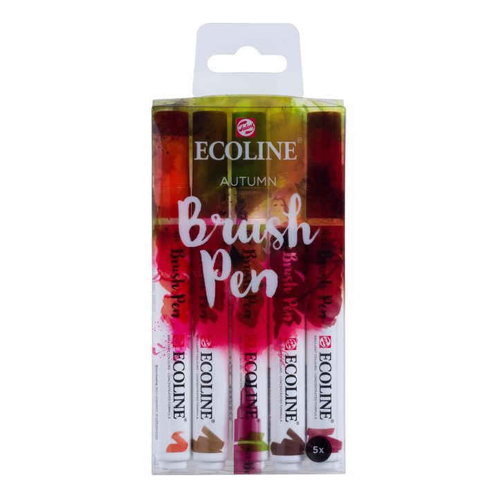 Penne acquerellabili Ecoline Brush Pen Autumn