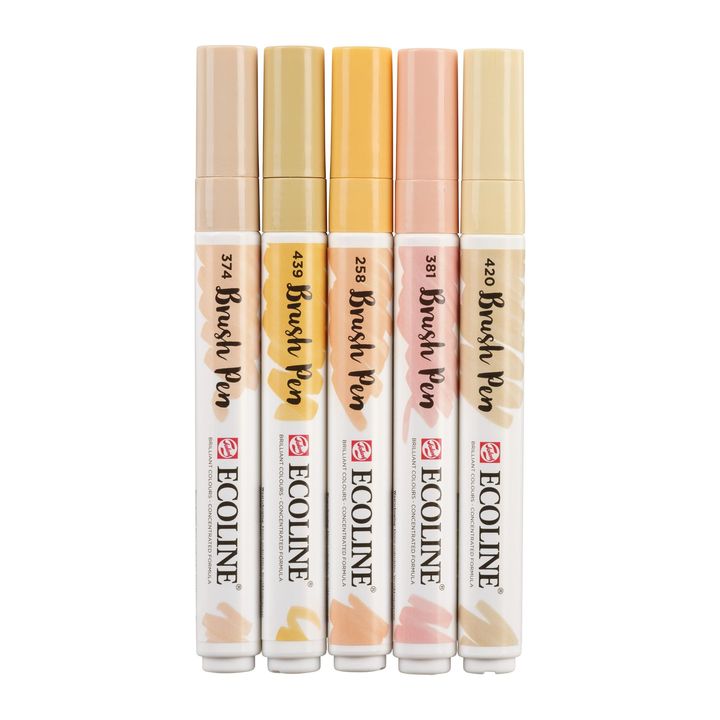 Penne acquerellabili Ecoline Brush Pen Beige Pink