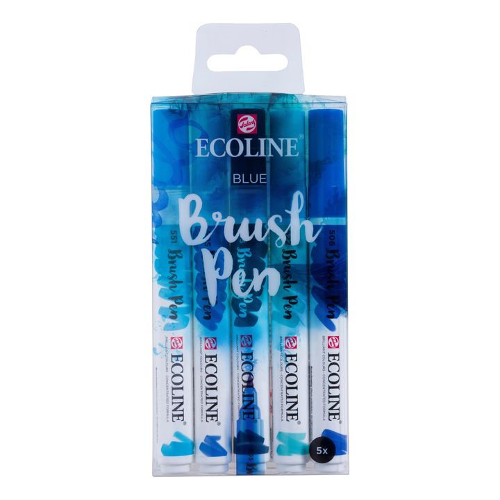 Penne acquerellabili Ecoline Brush Pen Blue