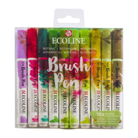 Penne acquerellabili Ecoline Brush Pen Botanic