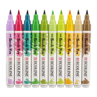 Penne acquerellabili Ecoline Brush Pen Botanic