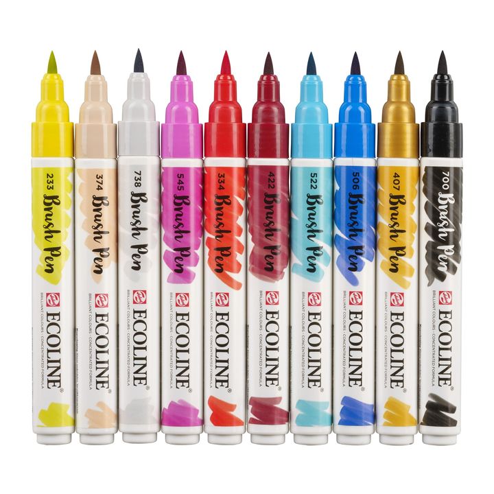 Penne acquerellabili Ecoline Brush Pen Fashion