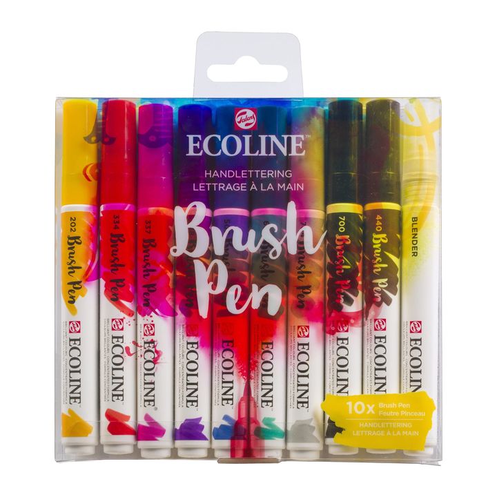 Penne acquerellabili Ecoline Brush Pen Hand Lettering