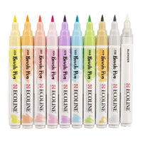 Penne acquerellabili ECOLINE BRUSH PEN pastello 10 pz.