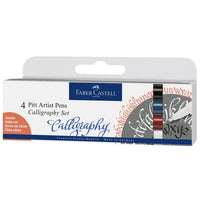 Penne calligrafiche Faber-Castell Pitt / 4 pezzi