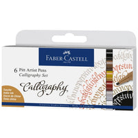 Penne calligrafiche Faber-Castell Pitt - set da 4 pezzi — immagine 1