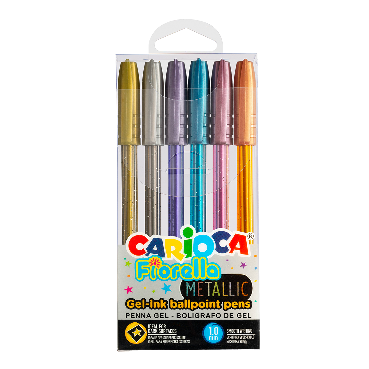 Penne gel Carioca Fiorella colori assortiti
