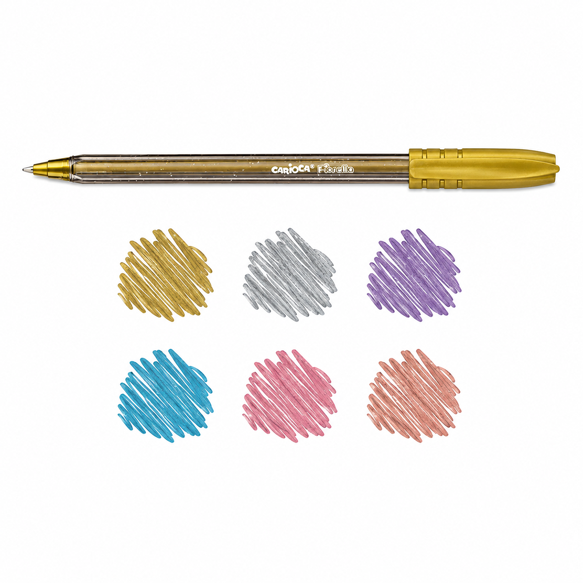 Penne gel Carioca Fiorella colori assortiti