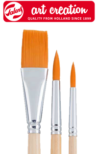 Pennelli acquerello ArtCreation - set di 3 pennelli