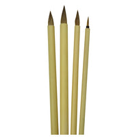Pennelli di bambù Royal e Langnickel per ceramica e calligrafia (4 pezzi)