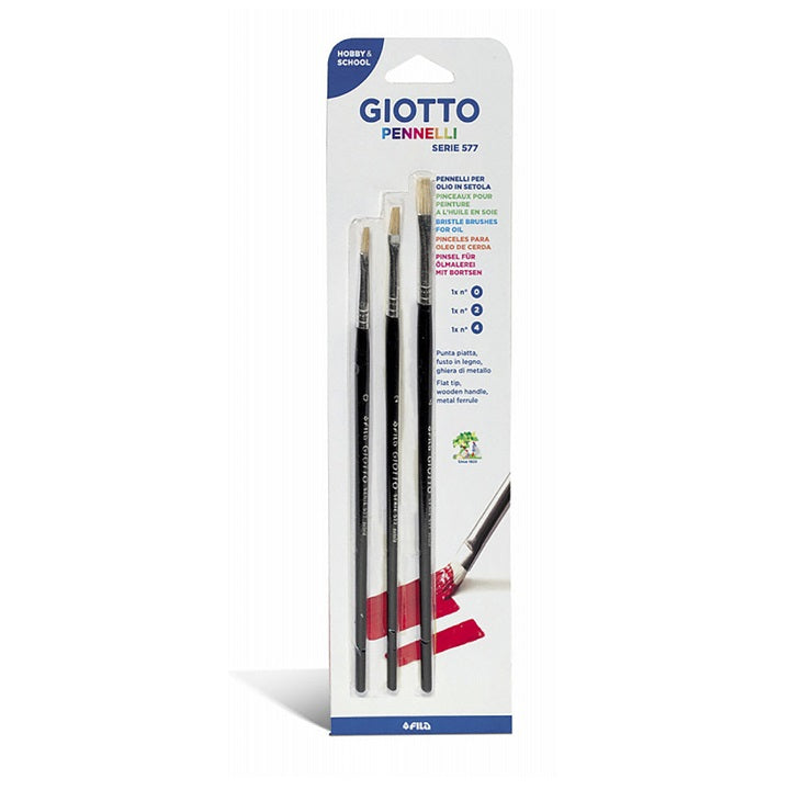 Pennelli GIOTTO piati serie 577/3 prodotti | confezioni diverse
