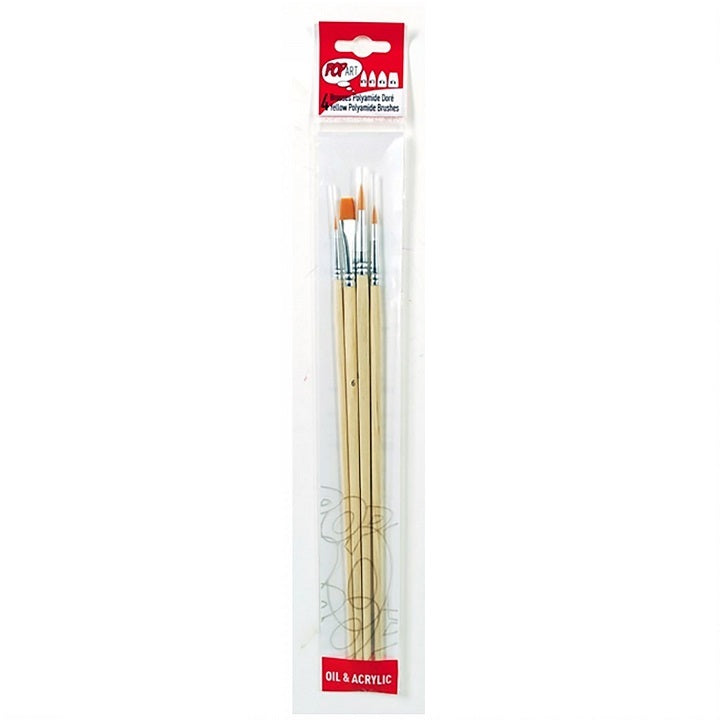Pennelli per pittura Pebeo - set di 4 pezzi