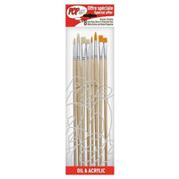 Pennelli per pittura Pebeo - set di 8 pezzi [950350]
