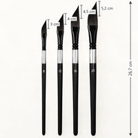 Pennello da acquerello sword liner con manico lungo, misure 8 – 20