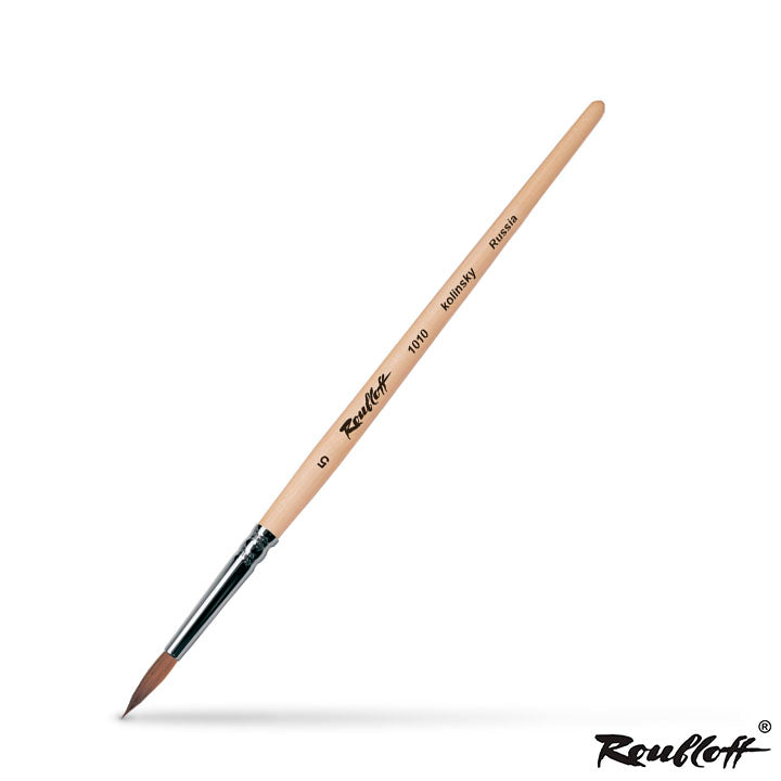 Pennello per pittura Roubloff 1010 rotondo naturale Kolinsky | diverse misure