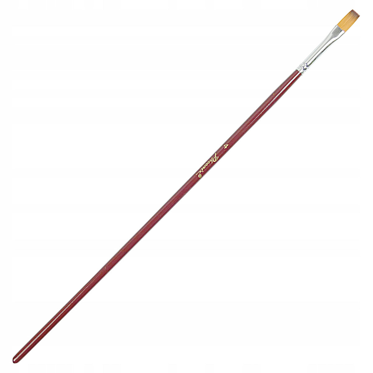 Pennello piatto sintetico Phoenix 6604A, misure 0–16 – 4#