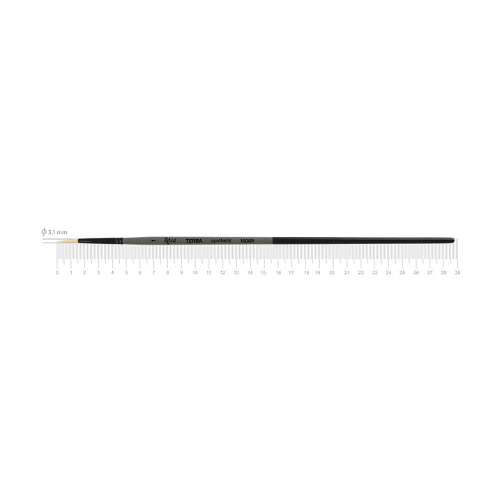 Pennello sintetico rotondo ROSA TERRA 1608R | Varie dimensioni