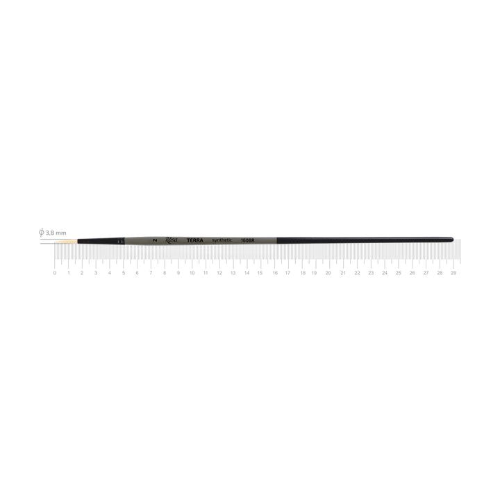 Pennello sintetico rotondo ROSA TERRA 1608R | Varie dimensioni