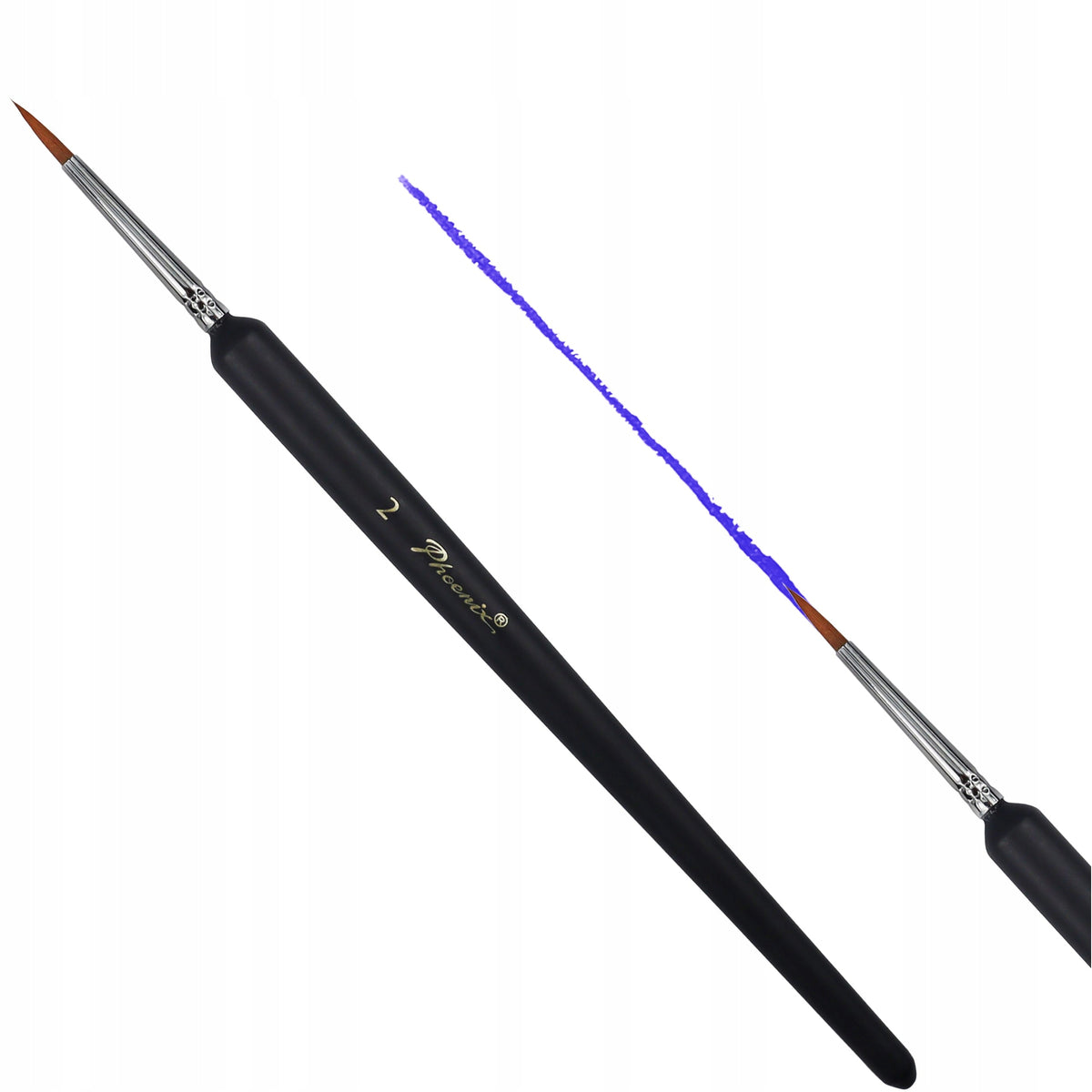 Pennello tondo Phoenix 2305 in setole sintetiche, misure 00–6 – 2#