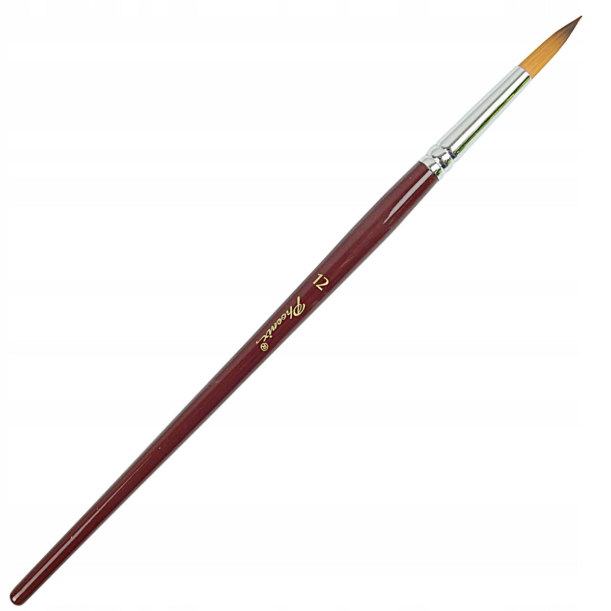Pennello tondo Phoenix 6604RS in fibra sintetica, misure 0–16 – 12#