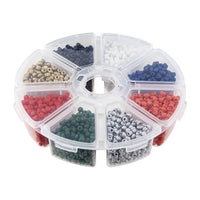 Perline colorate per creazioni 8 x 15 g