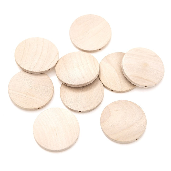 Perline di legno - Disco | Varie dimensioni
