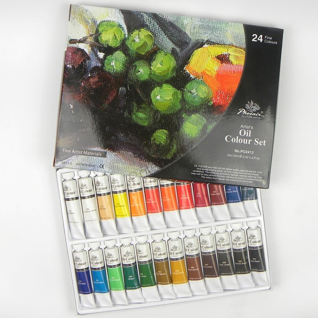 Phoenix - set dei colori ad olio 12–24 x 12 ml