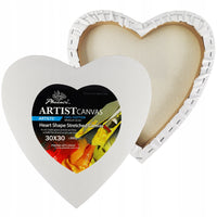 Phoenix tela da pittura a forma di cuore, 350 g/m², 20 – 50 cm – 30