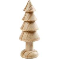Piccolo albero di Natale in legno 10 cm