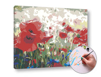 Pittura per numeri ABSTRACT WILD MAKES – sul telaio