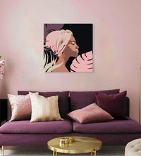 Pittura per numeri DONNA – sul telaio