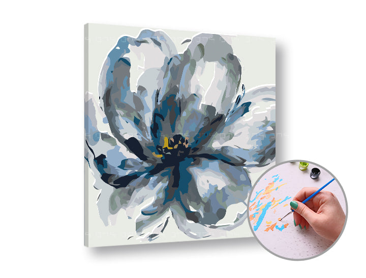 Pittura per numeri FIORE MISTICO – sul telaio