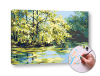 Pittura per numeri JAZERO – sul telaio