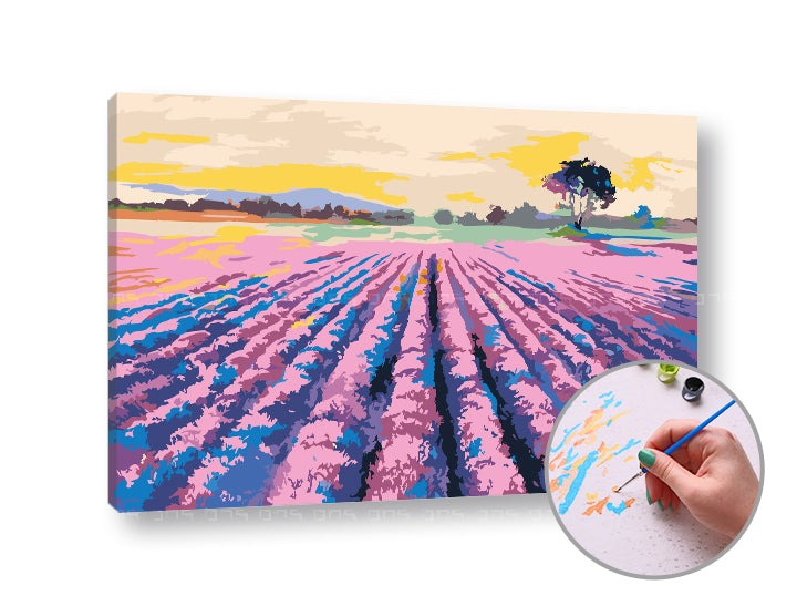 Pittura per numeri LEVANDO POLE – sul telaio