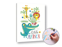 Pittura per numeri LITTLE AFRICA – sul telaio