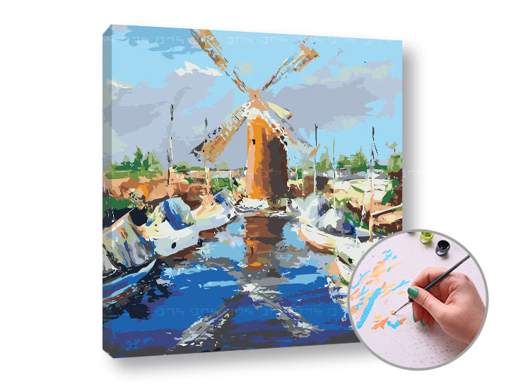 Pittura per numeri MLYN – sul telaio