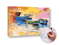 Pittura per numeri STORIA – sul telaio