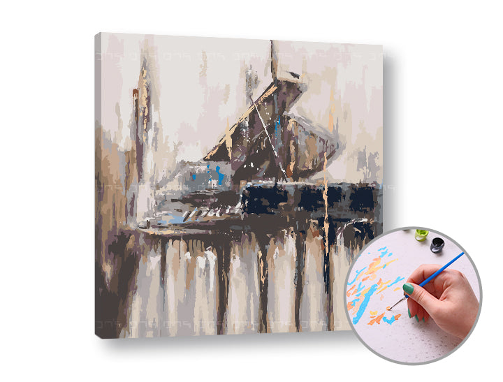 Pittura per numeri SYMPHONY – sul telaio